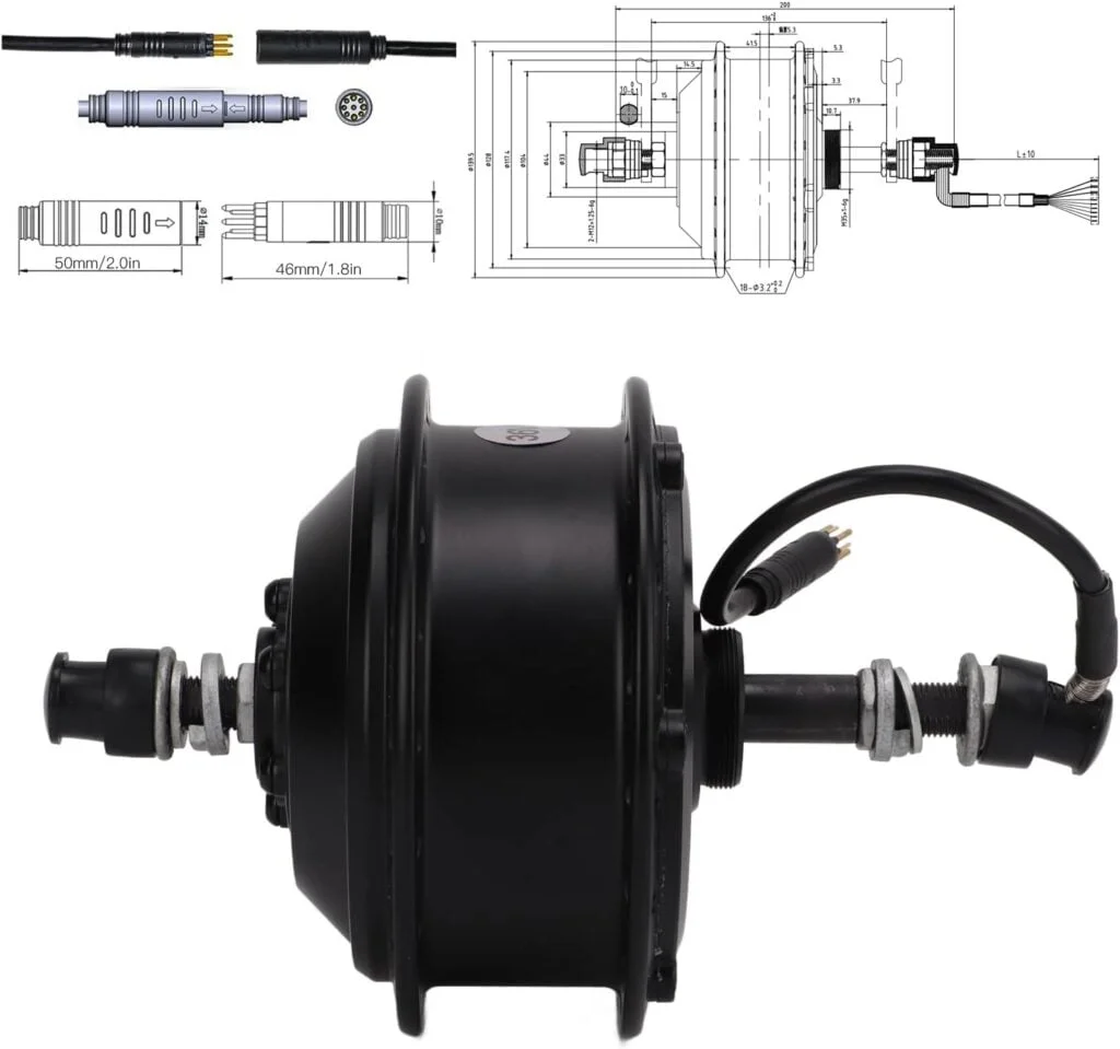 36V 250W Bike Motor, Aluminum Alloy IP54 Waterproof Rear Wheel Hub Motor Comfortable High Efficiency for Bicycles DIY 36V 250W Bike Motor, Aluminum Alloy IP54 Waterproof Rear Wheel Hub Motor Comfortable High Efficiency for Bicycles DIY