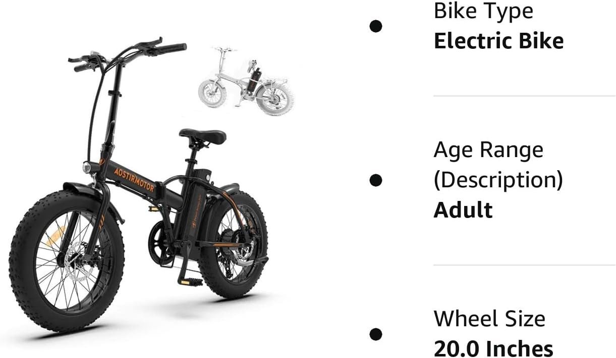 aostirmotor Folding Electric Bike Review Best Folding Electric Bike