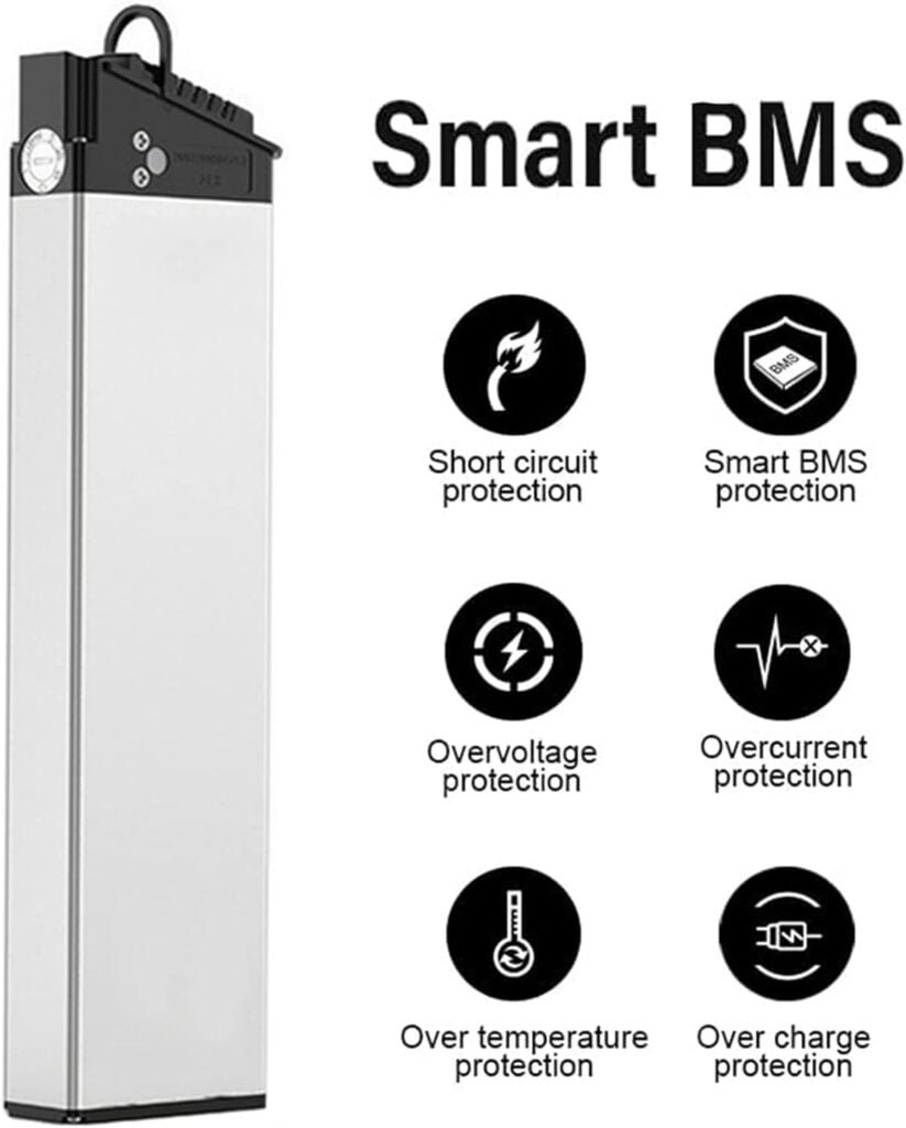 HJGHY E-Bike Battery 48V 8AH 10AH 13AH 15AH Lithium Li-ion Folding Bike Replacement Battery with Charger and BMS Protection Board, for 250W 350W 500W 750W 1000W Electric Bicycles Motor HJGHY E-Bike Battery 48V 8AH 10AH 13AH 15AH Lithium Li-ion Folding Bike Replacement Battery with Charger and BMS Protection Board, for 250W 350W 500W 750W 1000W Electric Bicycles Motor